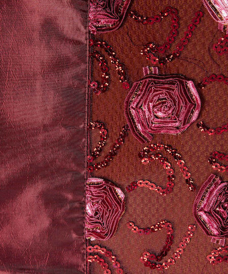 Silk Fashion Καρέ 264-1 Μπορντώ 85x85εκ. Silk Fashion Καρέ 264-1 Μπορντώ 85x85εκ.
