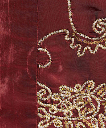 Silk Fashion Καρέ 7710 Μπορντώ 80x80εκ. Silk Fashion Καρέ 7710 Μπορντώ 80x80εκ.