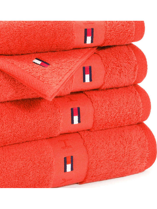 Tommy Hilfiger Hand Towel Legend 40x60cm Papaya Weight 450gr/m²
