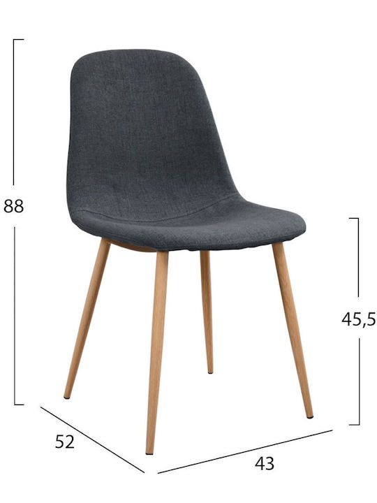 Esszimmer Minimal 5Stück Grey 120x80cm