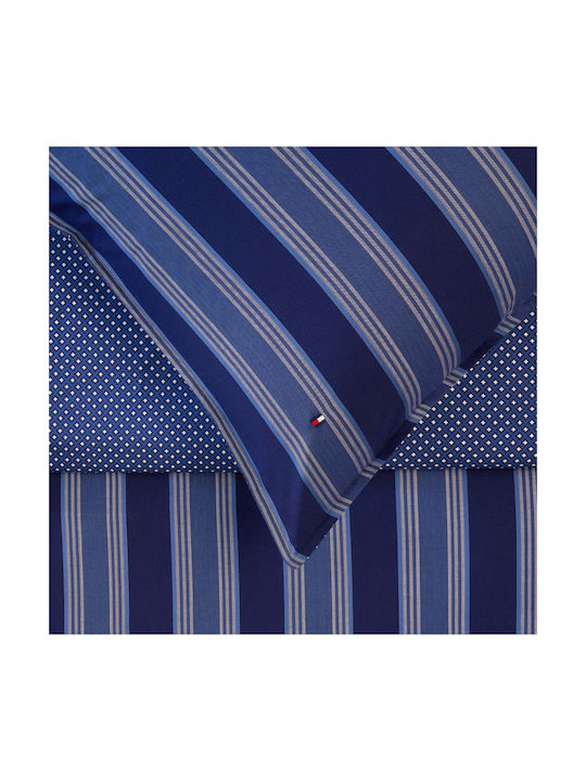 Tommy Hilfiger Bowery Μαξιλαροθήκη Oxford Οργανικό Βαμβάκι 50x80εκ.