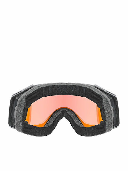 Uvex Ski- & Snowboardbrille Erwachsene Schwarz mit Linse Spiegel