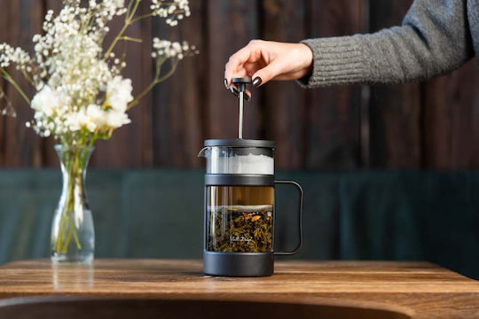 Vialli Design Senso Black French Press Tea Coffee 1 L