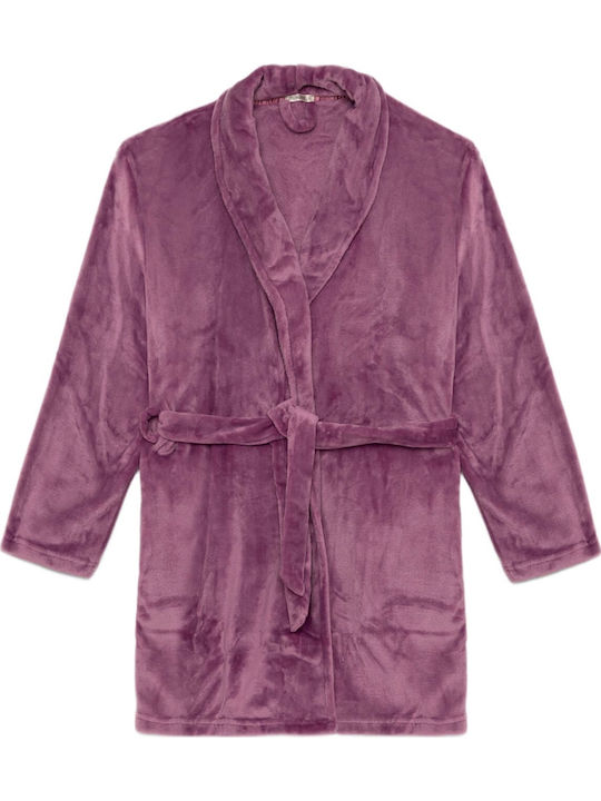 Minerva Winter Women's Robe Violet