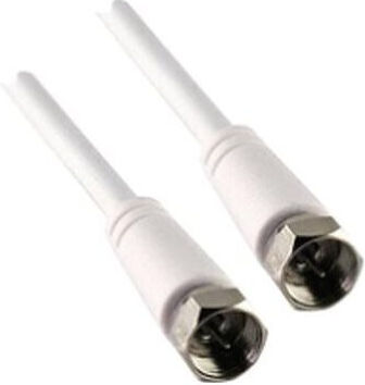 Schwaiger Καλώδιο Κεραίας Coax male - Coax female Λευκό 1.5m (KVC15532) 1τμχ