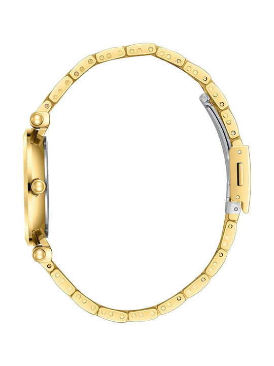 Lee Cooper Bracelet Γυναικείο Ρολόι 32mm Μπαταρίας με Χρυσό Μεταλλικό Μπρασελέ
