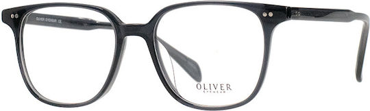 Oliver Ov5737 C3 Rame Ochelari Pătrat Pentru Bărbați Acetat Gri Tortoise Titan
