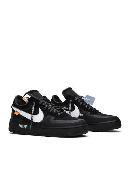 Air Force 1 Low Herren Sneakers Black / White