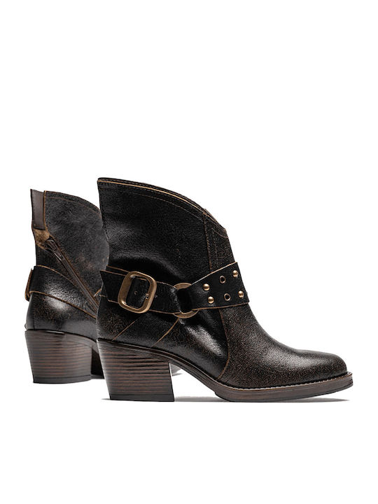 Stiefeletten Damen Braun