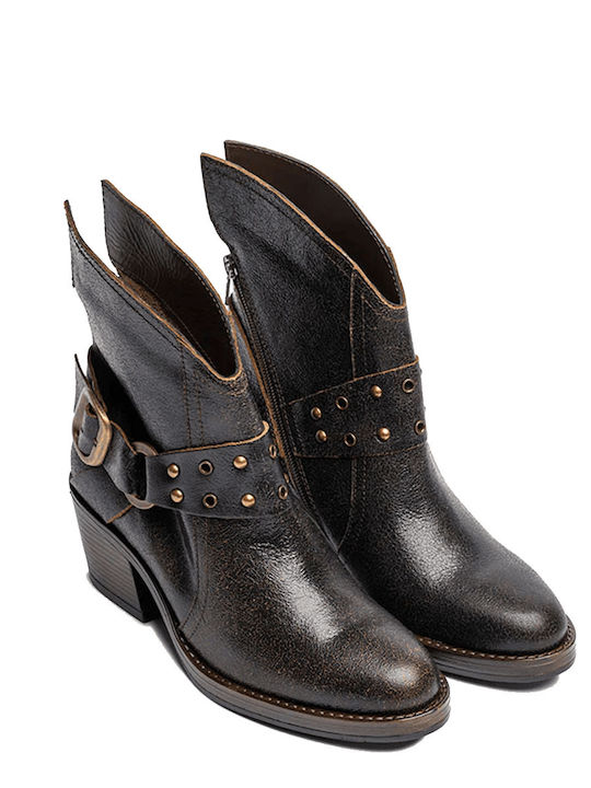 Stiefeletten Damen Braun