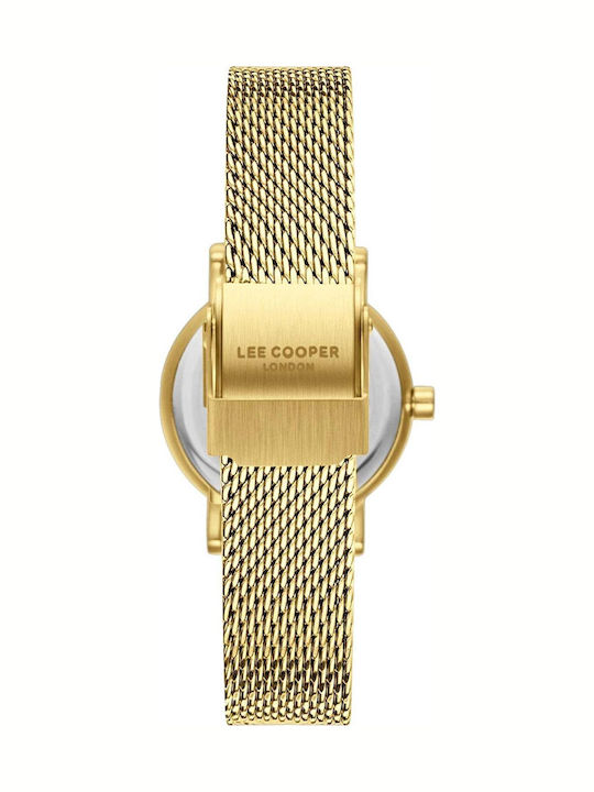 Lee Cooper Bracelet Women's Watch with Gold Metal Bracelet