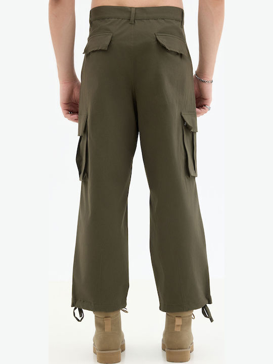 Trousers Cargo Elastic Khaki