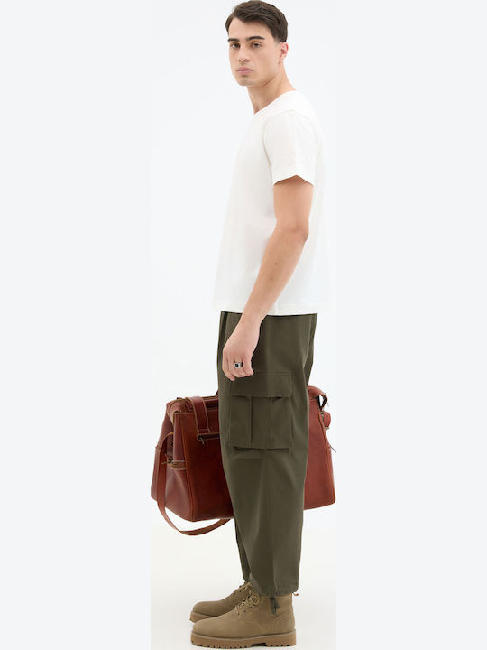 Trousers Cargo Elastic Khaki