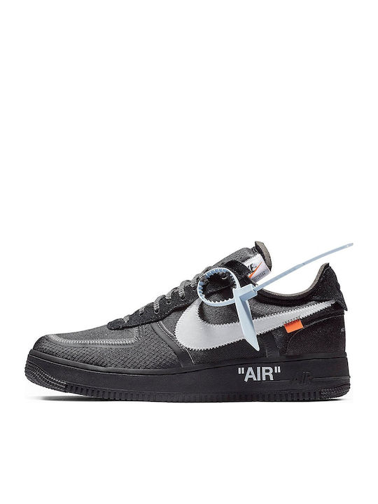 Air Force 1 Low Herren Sneakers Black / White