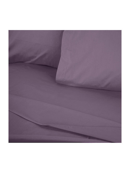 Cotton Box Tonne Σεντόνι Ημίδιπλο 180x240εκ. Dusty Rose