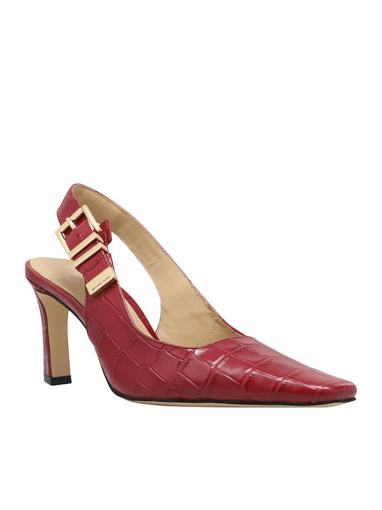 Michael Kors Darrington Leder Pumps Rot