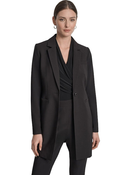 DKNY Damen Blazer Schwarz