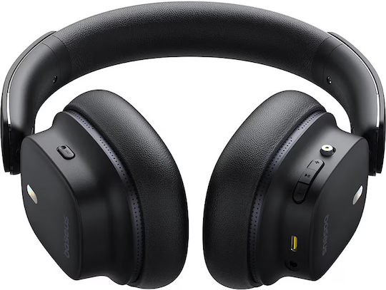 Baseus Bowie 30 Max Ασύρματα Bluetooth Over Ear Ακουστικά με 65 ώρες Λειτουργίας Μαύρα
