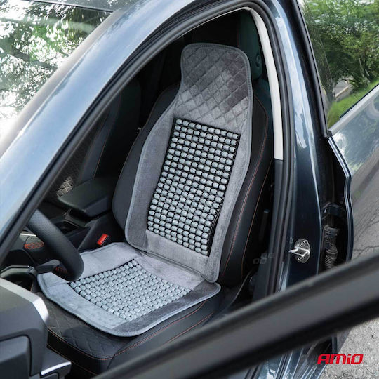 Amio Car Seat Cover Lumbar Support 45x120cm Csm-17 Gray 04430