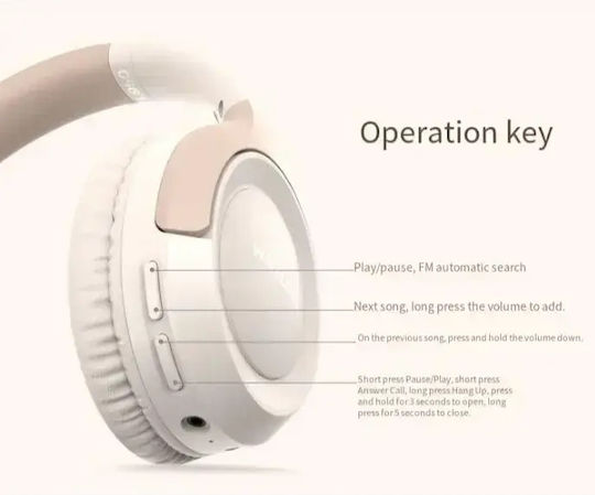 Technovo L950 Fără fir Bluetooth Over Ear Căști cu 8 ore de Funcționare Verzi
