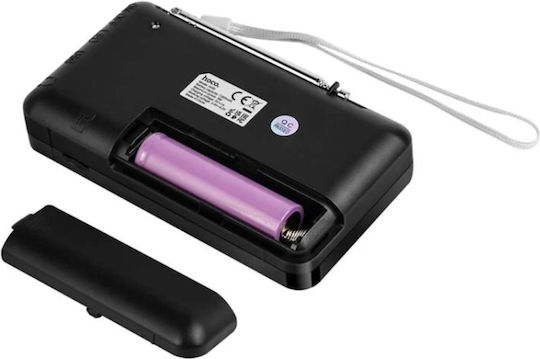 Hoco HI50 Επιτραπέζιο Ραδιόφωνο Μπαταρίας με Bluetooth και USB Μαύρο