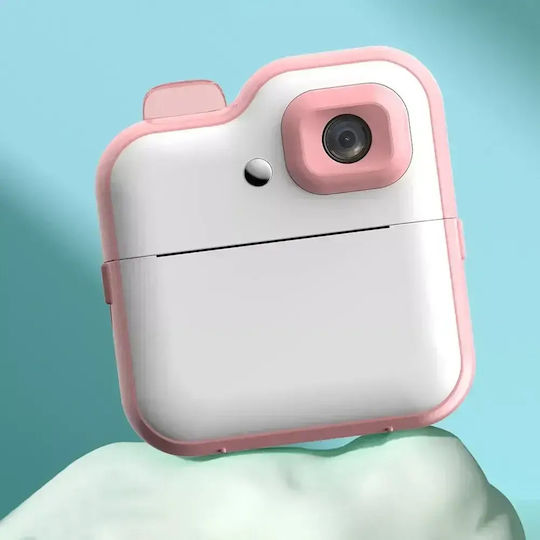 Andowl C8 Children's Camera with Thermal Printing Pink