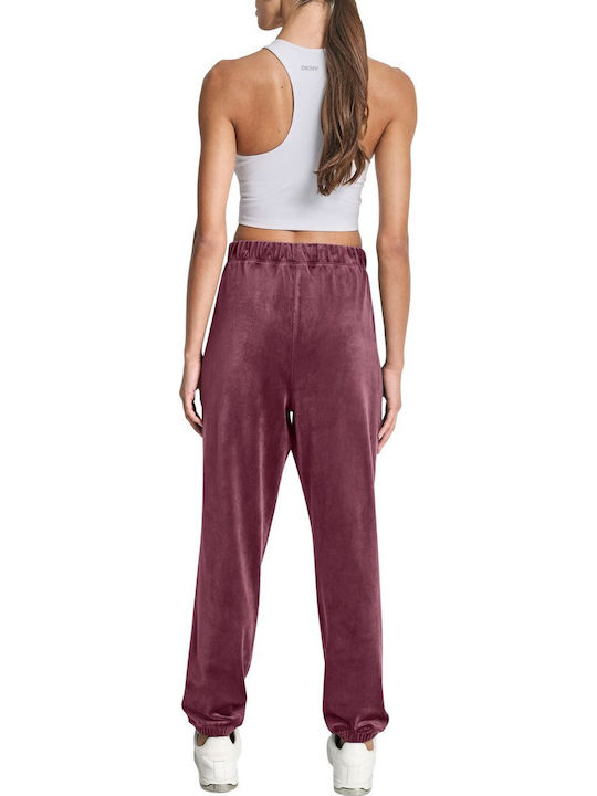 DKNY Sweatpants Burgundy