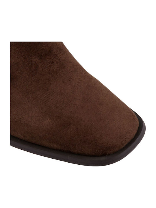 Suede Women's Boots Brown