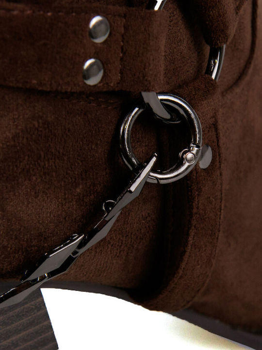 Suede Women's Boots Brown