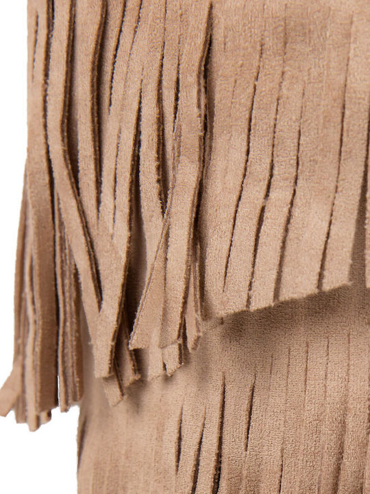 Suede Cowboy Boots Brown