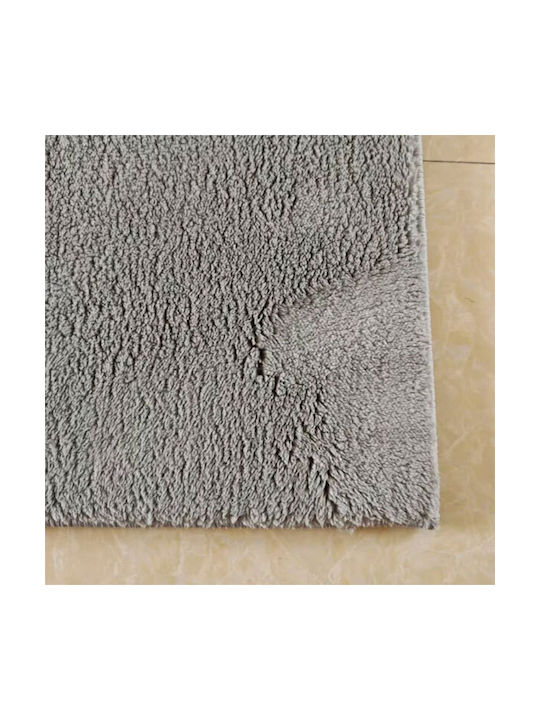 SpitiBazaar Covor Rectangular Shaggy Din blană Gri