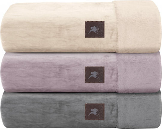 Greenwich Polo Club 3969 Ριχτάρι Διθέσιου Καναπέ Βελουτέ 180x250εκ. Nude 206182503969