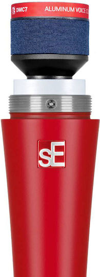 SE Electronics V7 Δυναμικό Microphone XLR Handmade for Vocals in Red Color Nickel 25th Anniversary Edition