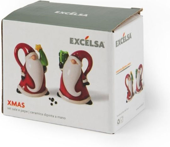 Excelsa Weihnachts-Salz- und Pfeffer-Set Keramisch