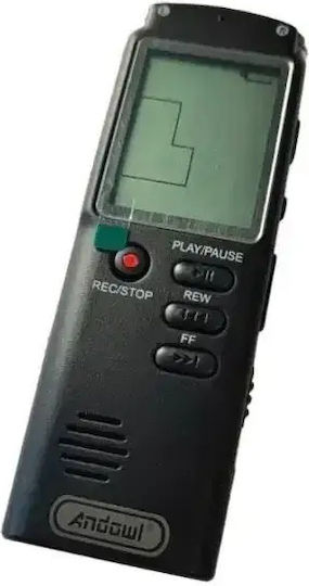Andowl Qlc503 Digital Portable Recorder Battery with Recording Duration 8 Hours