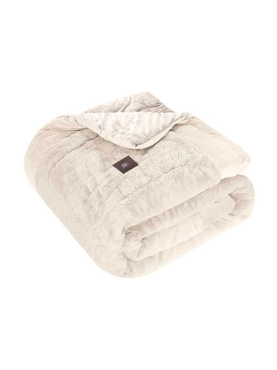 Greenwich Polo Club Bettbezug mit Hollowfiber-Füllung Großes Doppelbett 240x250cm 3962 Ivory 850 GSMGsm 12 togs Togs