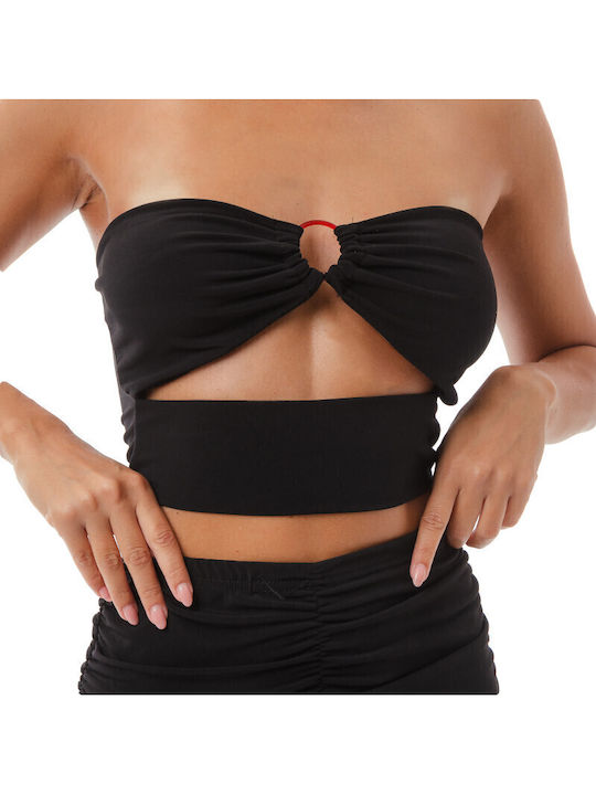 Set with Skirt Black