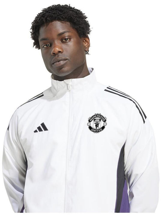 Track Top Men's Cardigan White