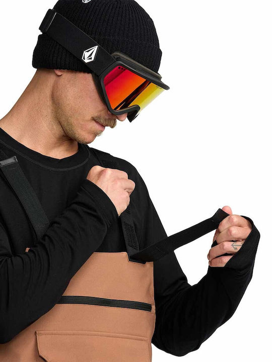 Volcom Snow Roan G1352608-TBR Ανδρική Σαλοπέτα Σκι & Snowboard Καφέ
