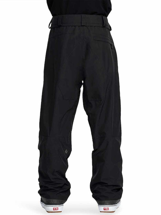 Volcom Dua Gore-tex G1352607-BLK Men's Trousers for Ski & Snowboard Black