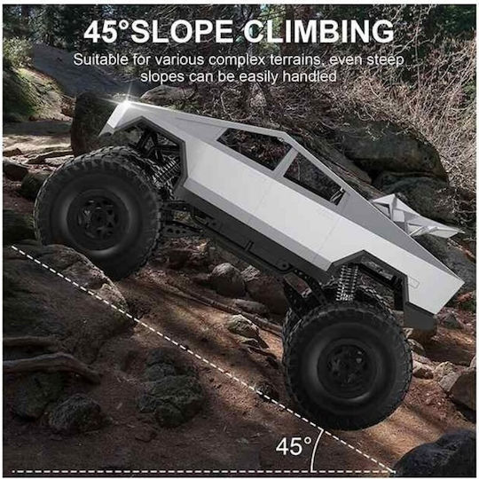 Off-road Tesla Cybertruck Remote Controlled Τηλεκατευθυνόμενο Αυτοκίνητο 4WD Γκρι