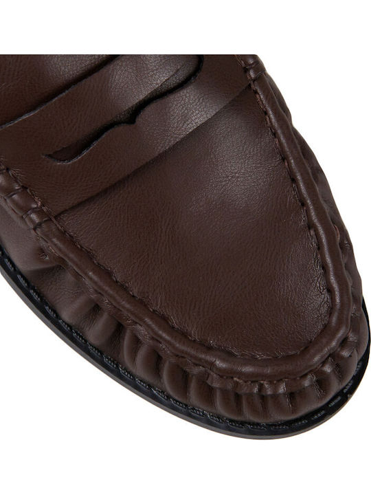 Women's Loafers in Brown Color
