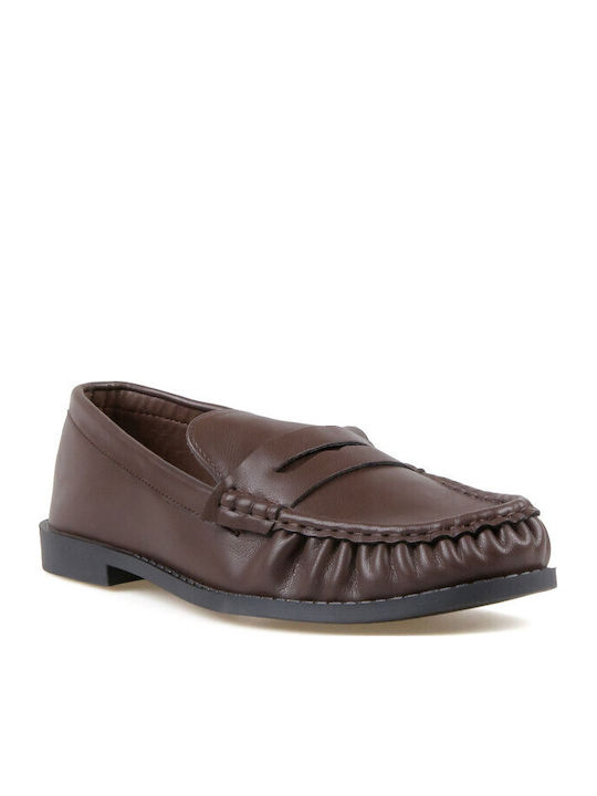 Women's Loafers in Brown Color