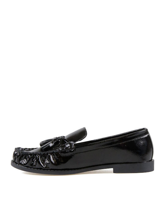 Λουστρίνι Γυναικεία Loafers σε Μαύρο Χρώμα