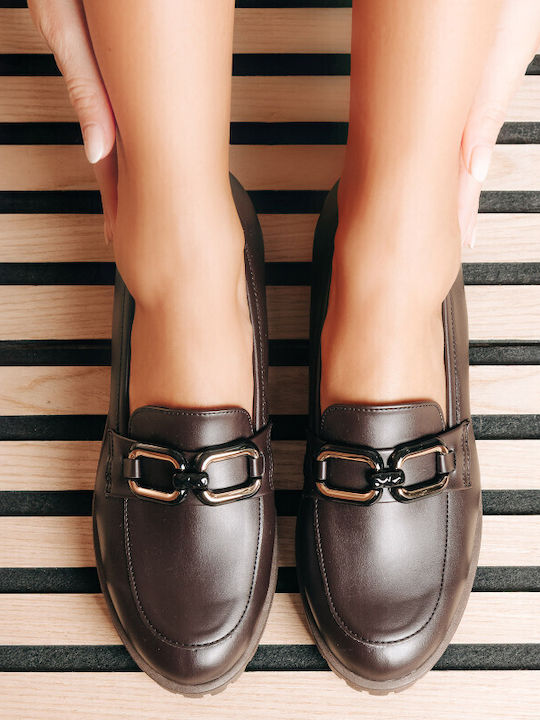 Damen Loafers in Braun Farbe