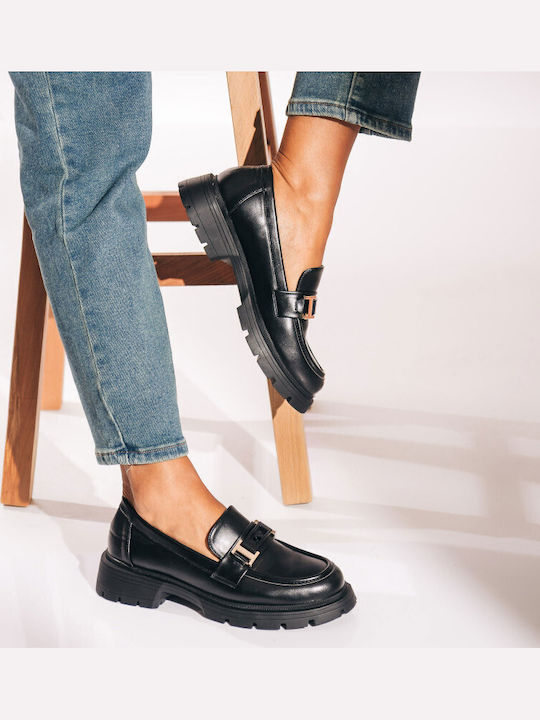 Women's Loafers in Black Color