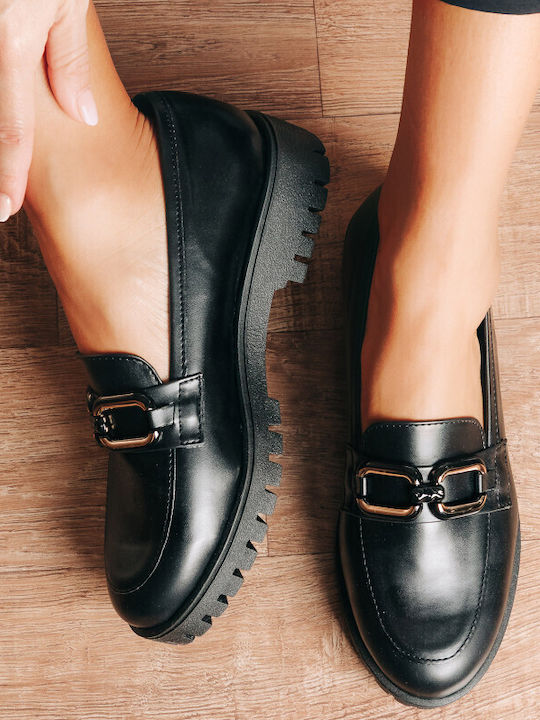Damen Loafers in Schwarz Farbe