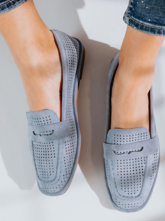 Дамски Loafers в Син Цвят
