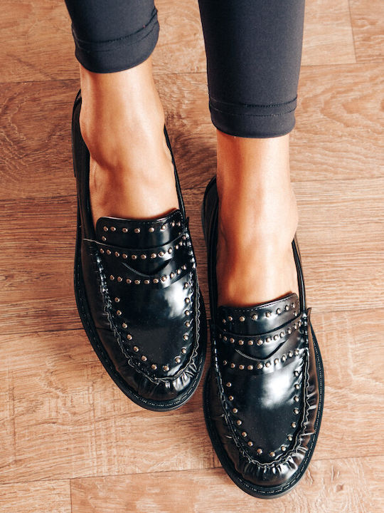 Women's Loafers in Black Color