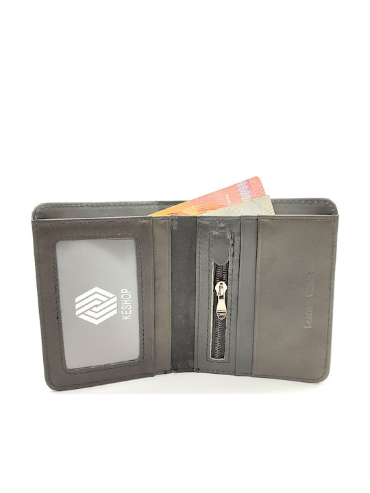 Leather Men's Wallet Classic Black
